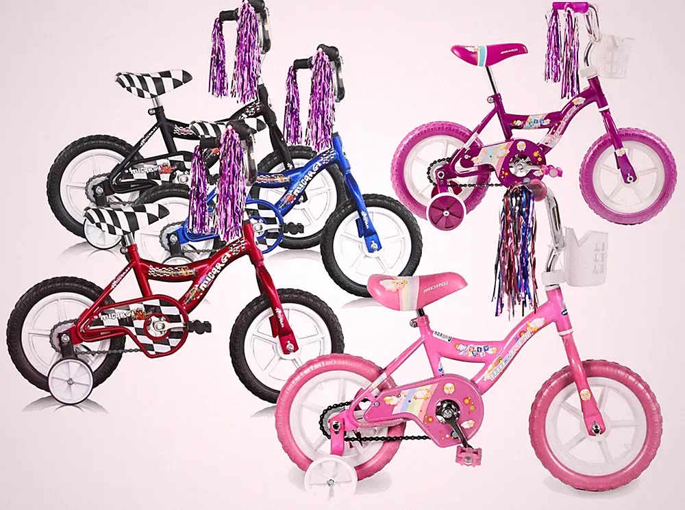 12" Kid's Beginner Bicycle for 2-4 Years Old Boys' and Girls' Bike Foam Tire