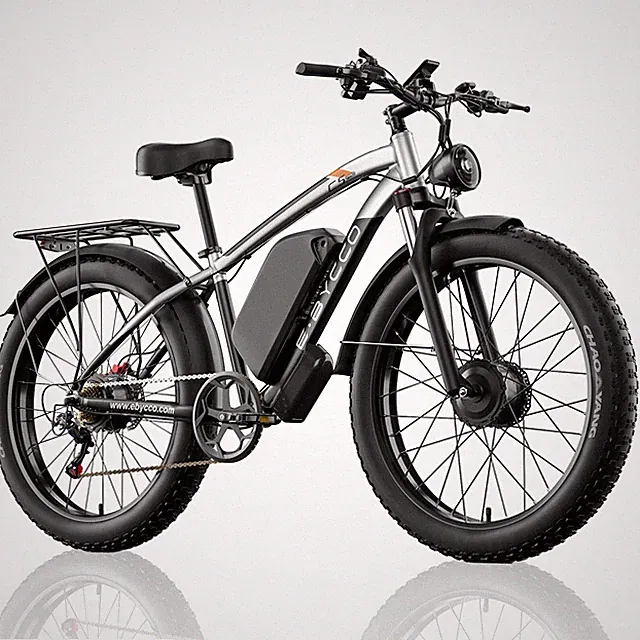 6000W Electric Commuter Bicycle Dual Motors 52V 32AH Electric Bike Disc Brake