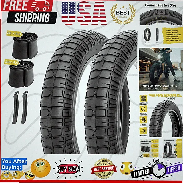 E-Bike Fat Tire: 20x4.0/20x4.5/20x5.0/26x4.0 Inch Folding Heavy Duty Fat Tire...