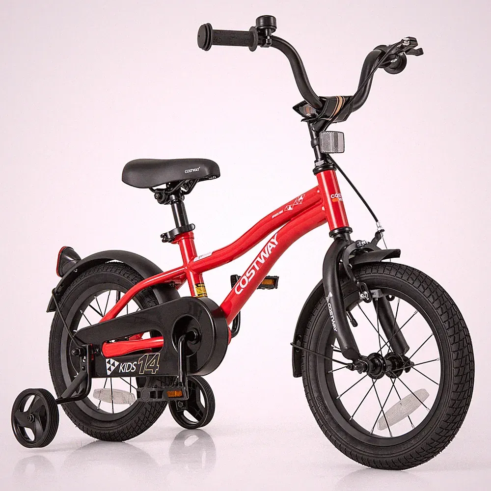 Kids Bike for 3-5 Years Old Boys & Girls w/Adjustable Seat Handbrake Reflectors