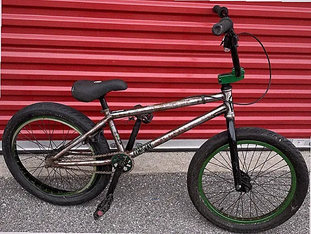 Used Fitbikeco. BMX Bike 20.5in Frame 20in Wheels Black/Green BMX Bar